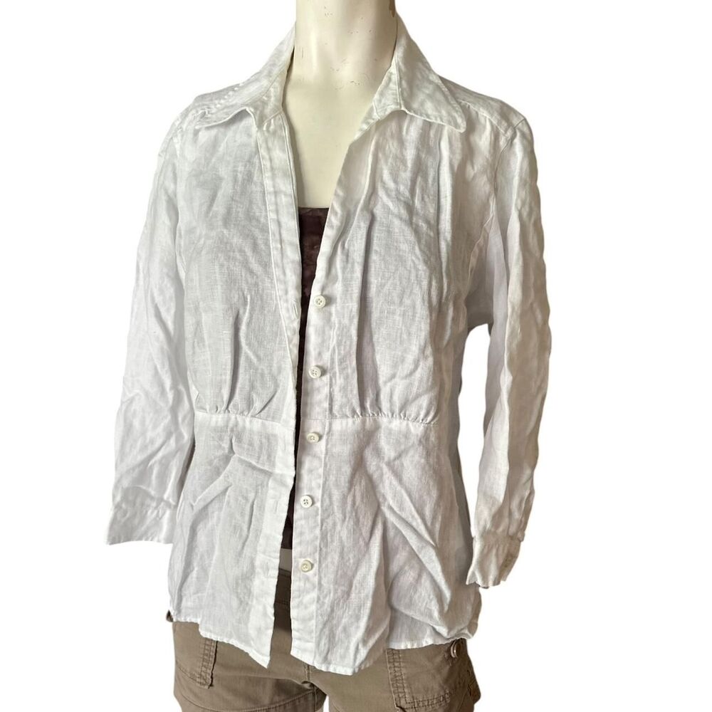 Talbots Women's White Blouse